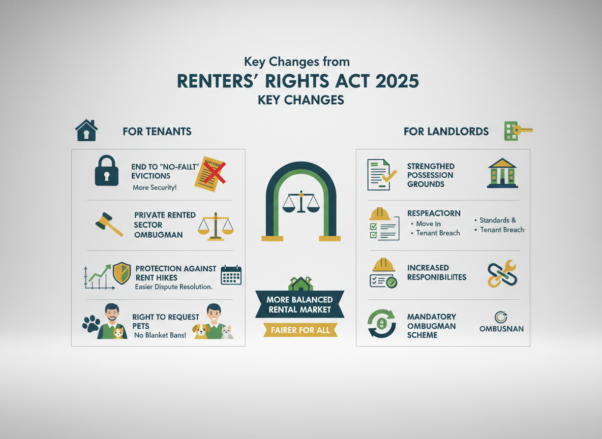 Key changes from the Renters' Rights Act 2025